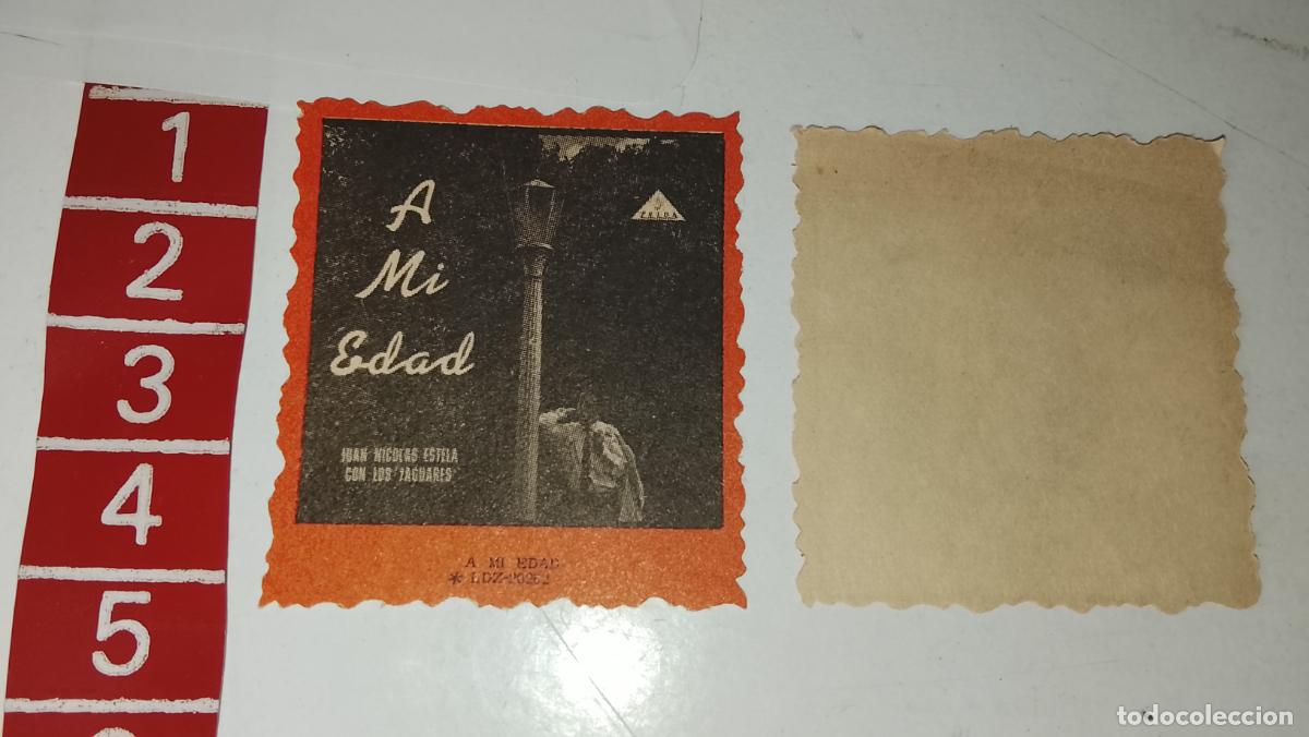 M&uacute;sica de colecci&oacute;n: musica - cromo o similar papel troquelado - cantante - JOAN NICOLAS ESTELA Y LOS JAGUARES
