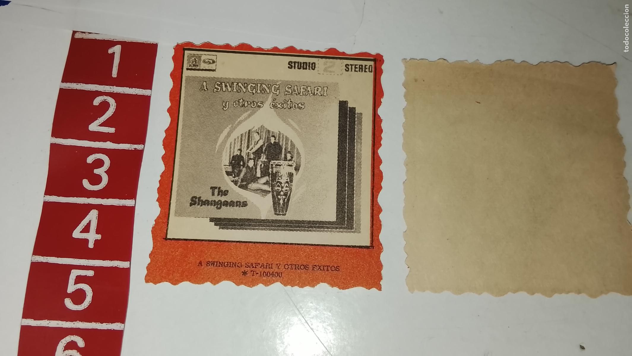 M&uacute;sica de colecci&oacute;n: musica - cromo o similar papel troquelado - cantante - THE SHANGAANS