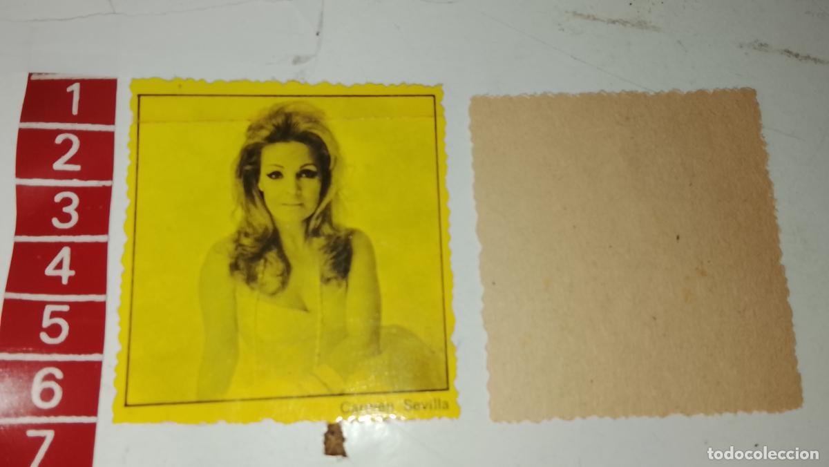 M&uacute;sica de colecci&oacute;n: musica - cromo o similar papel CARTON troquelado - cantante - CARMEN SEVILLA