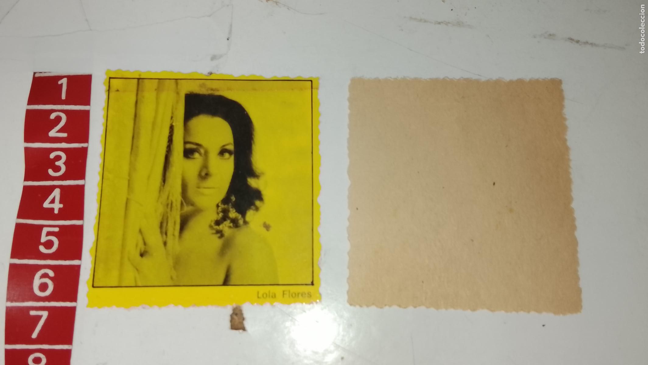 M&uacute;sica de colecci&oacute;n: musica - cromo o similar papel CARTON troquelado - cantante - Lola Flores