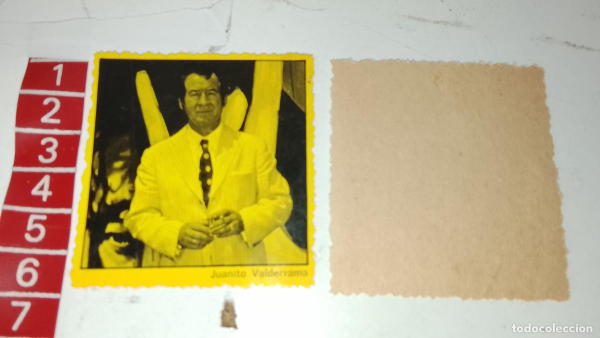 M&uacute;sica de colecci&oacute;n: musica - cromo o similar papel CARTON troquelado - cantante - Juanito Valderrama