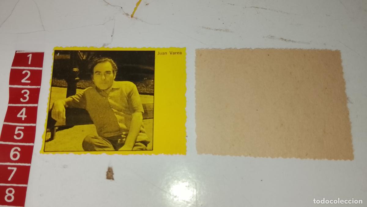 M&uacute;sica de colecci&oacute;n: musica - cromo o similar papel CARTON troquelado - cantante - Juan Barea