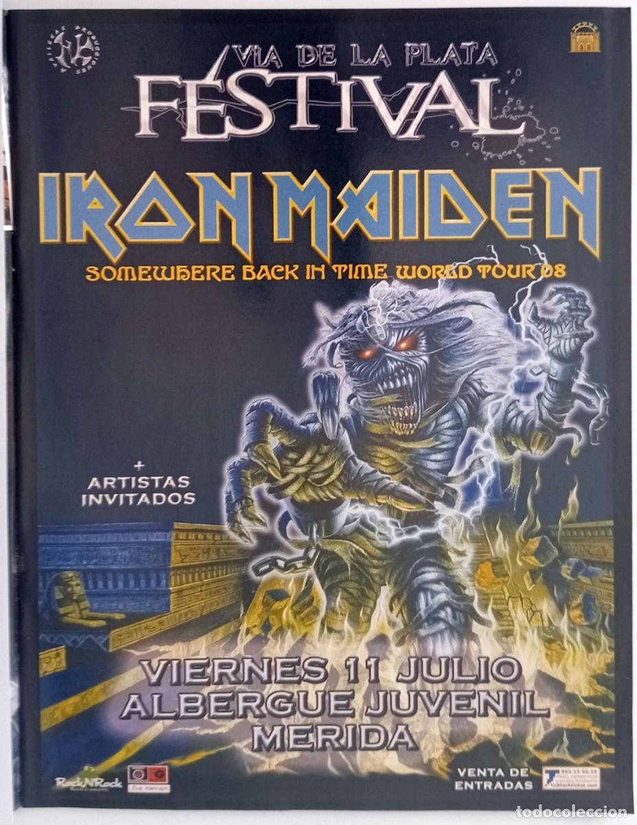 M&uacute;sica de colecci&oacute;n: IRON MAIDEN ADVERT - FESTIVAL VIA DE LA PLATA 2008