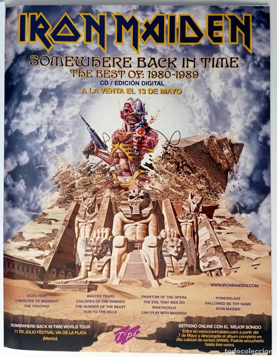 M&uacute;sica de colecci&oacute;n: IRON MAIDEN ADVERT - SOMEWHERE BACK IN TIME NUEVO CD