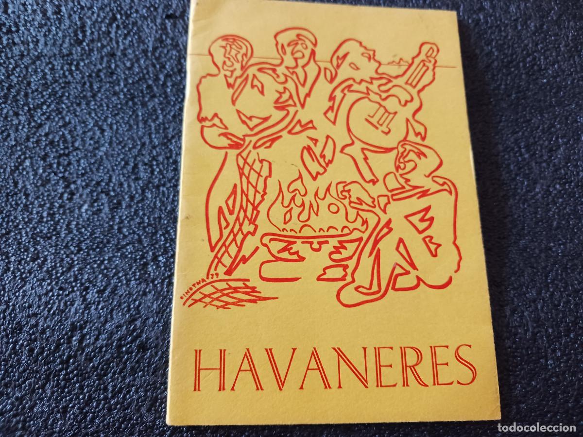M&uacute;sica de colecci&oacute;n: peque&ntilde;o librito de letras de habaneras, cortesia del restaurant can pep de calella