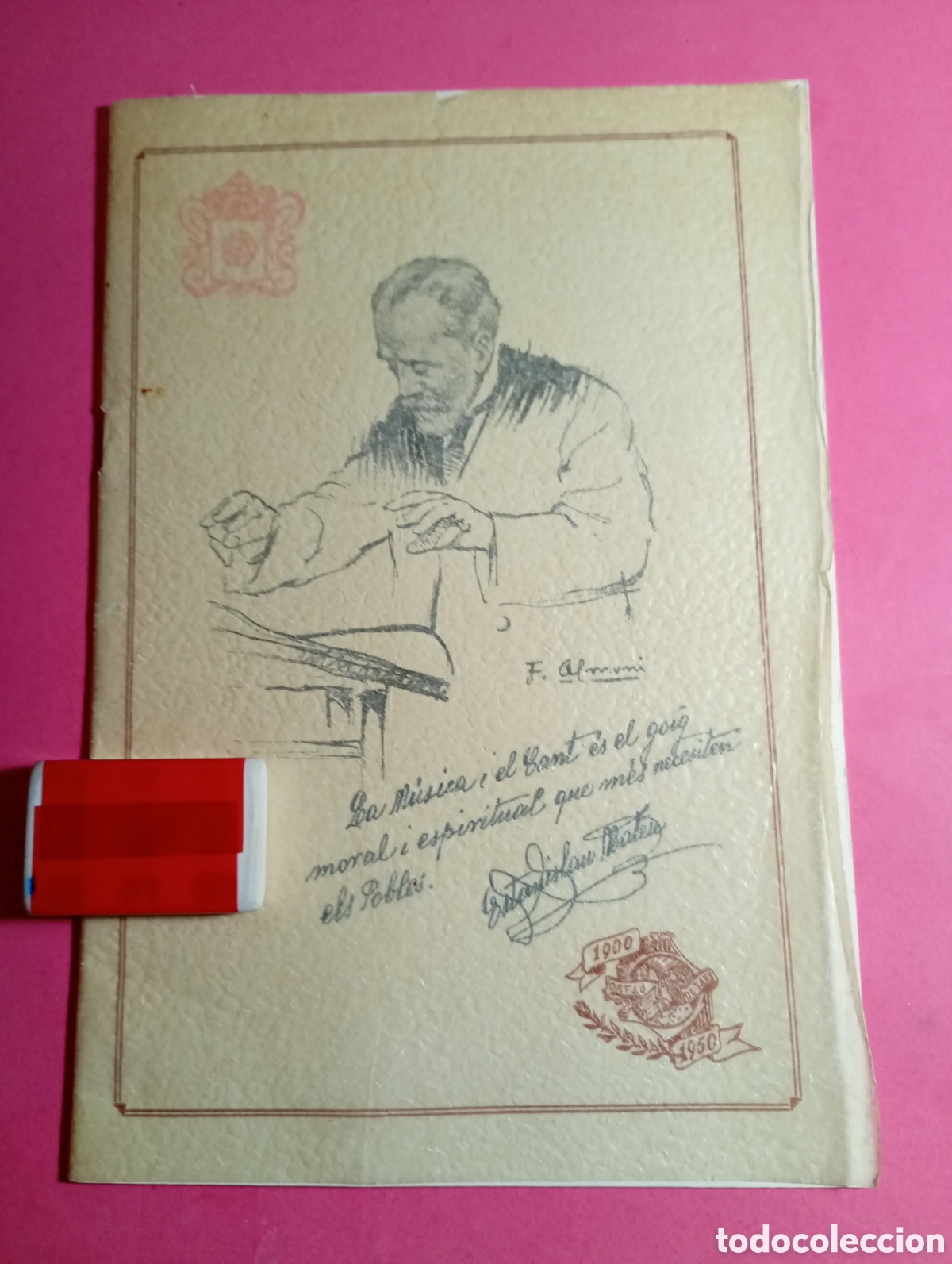 M&uacute;sica de colecci&oacute;n: REUS 1953 HOMENAJE DE LA CIUDAD AL MAESTRO 'D. ESTANISLAO MATEU VALLS' PATROCINA EXCMO. AYUNTAMIENTO