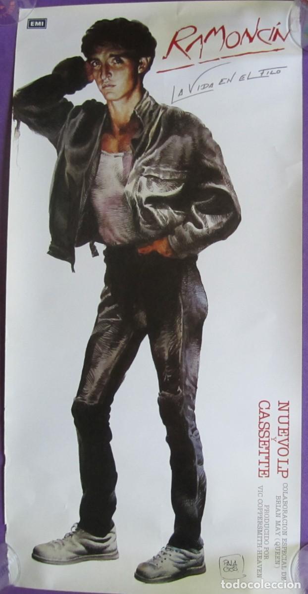 M&uacute;sica de colecci&oacute;n: POSTER RAMONC&Iacute;N: LA VIDA EN EL FILO. ORIGINAL PROMOCIONAL 1986 ESPA&Ntilde;A 33,00x67,00.HERN&Aacute;NDEZ PALACIOS