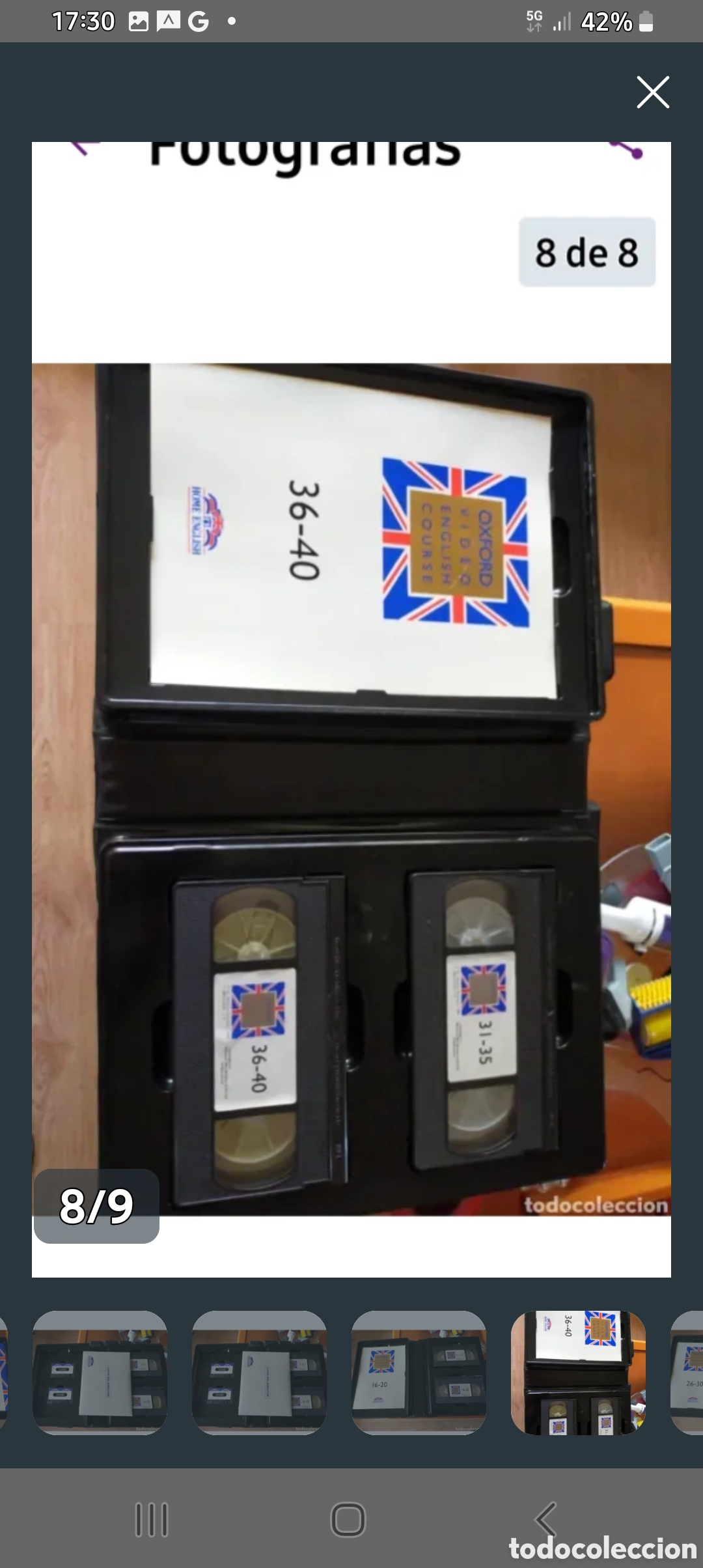 M&uacute;sica de colecci&oacute;n: CURSO DE INGLES OXFORD EN CINTAS VHS - Foto 4