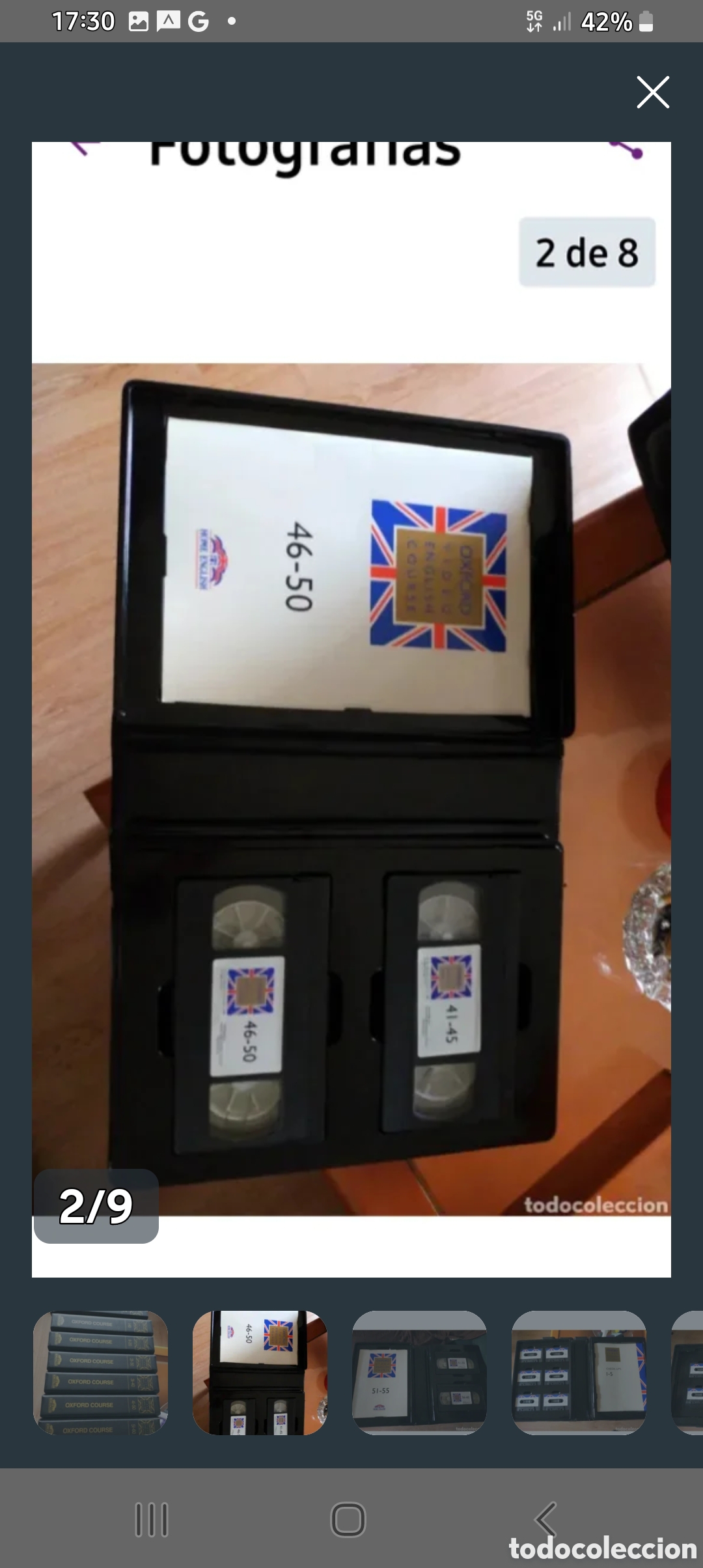 M&uacute;sica de colecci&oacute;n: CURSO DE INGLES OXFORD EN CINTAS VHS - Foto 5
