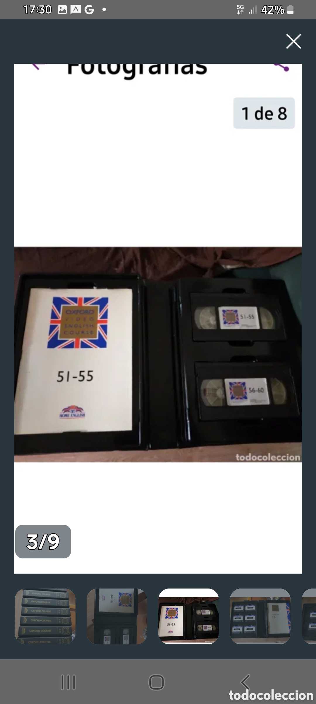 M&uacute;sica de colecci&oacute;n: CURSO DE INGLES OXFORD EN CINTAS VHS - Foto 6