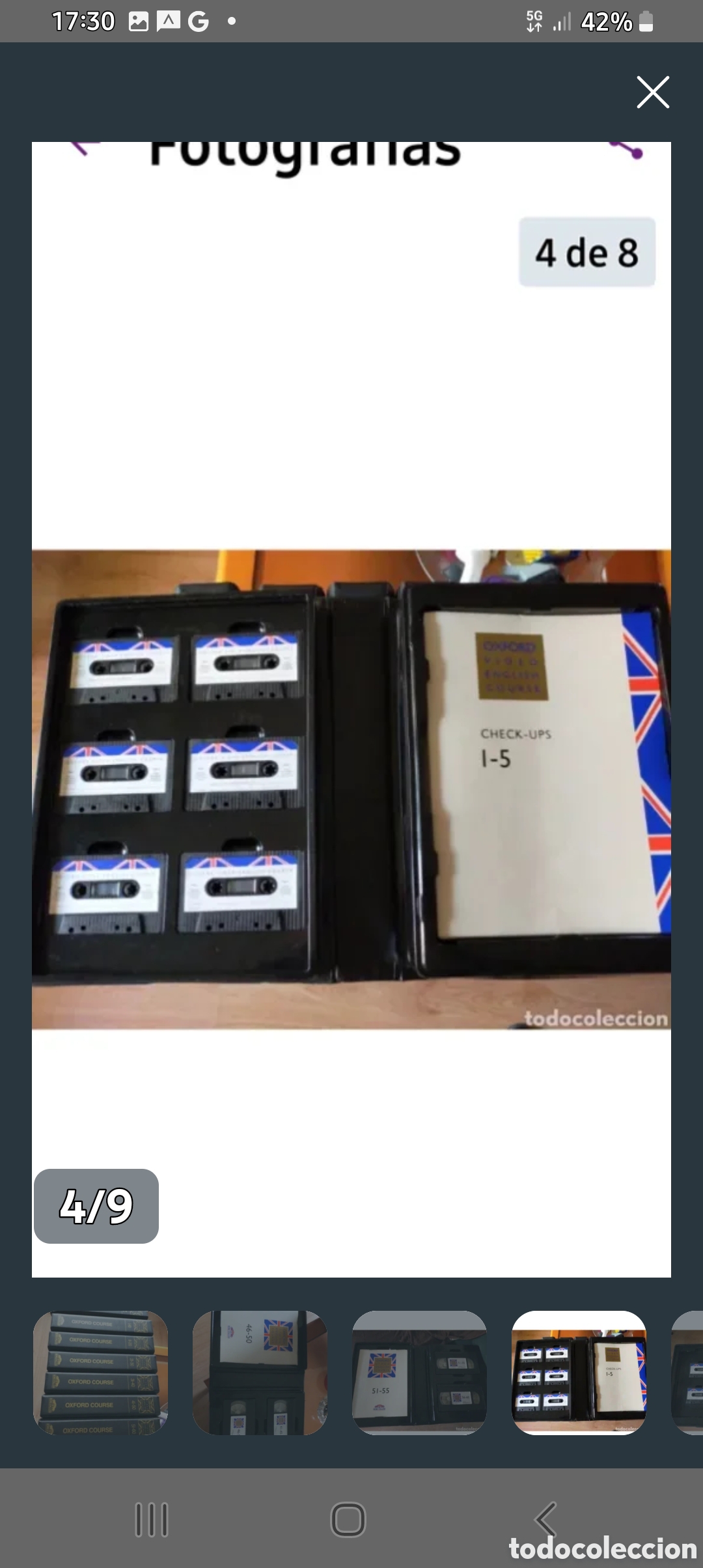 M&uacute;sica de colecci&oacute;n: CURSO DE INGLES OXFORD EN CINTAS VHS - Foto 7