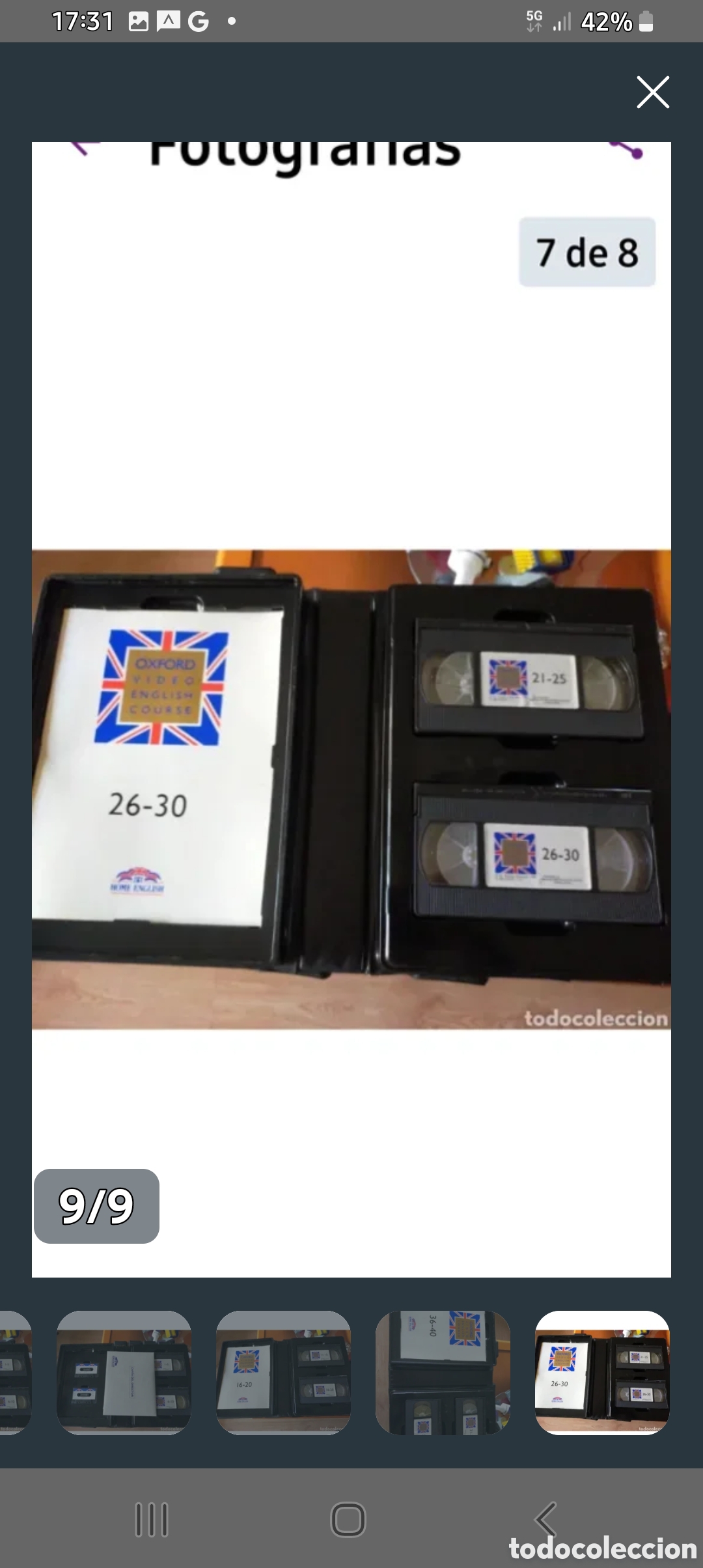 M&uacute;sica de colecci&oacute;n: CURSO DE INGLES OXFORD EN CINTAS VHS - Foto 2
