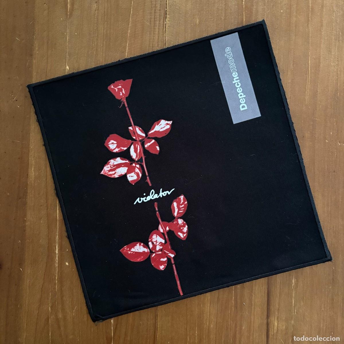 M&uacute;sica de colecci&oacute;n: PARCHE TELA PARA ESPALDA ESPALDERA 23X23 CMS. NUEVO Y SIN USO DEPECHE MODE VIOLATOR