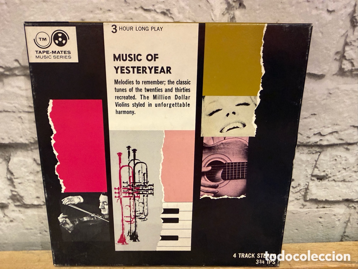 M&uacute;sica de colecci&oacute;n: Cinta de magnetofono original, music of yesteryear. Buen estado