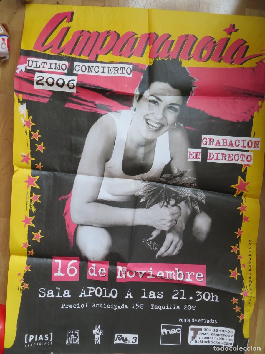 M&uacute;sica de colecci&oacute;n: AMPARANOIA: ULTIMO CONCIERTO GIRA 2006 - POSTER GIGANTE