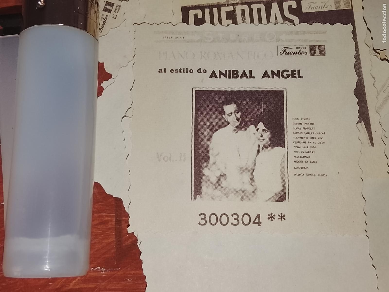 M&uacute;sica de colecci&oacute;n: SIMILAR A CROMO DE PAPEL troquelado MUSICA - CANTANTE O GRUPO - PIANO ROMANTICO ANIBAL ANGEL