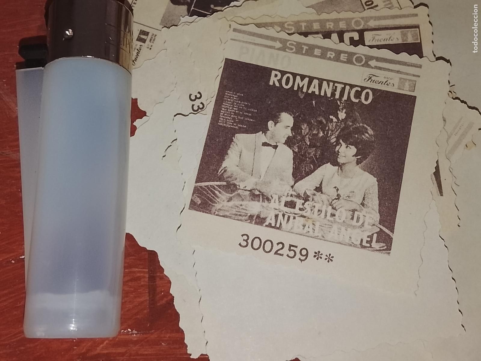 M&uacute;sica de colecci&oacute;n: SIMILAR A CROMO DE PAPEL troquelado MUSICA - CANTANTE O GRUPO - PIANO ROMANTICO ANIBAL ANGEL