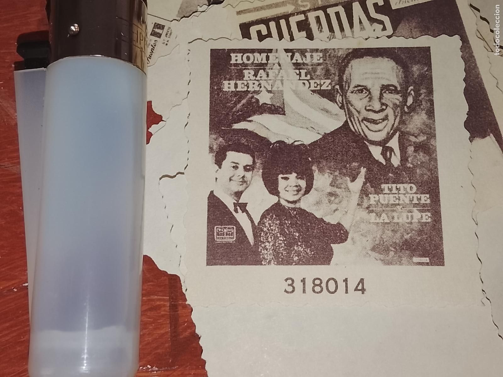 M&uacute;sica de colecci&oacute;n: SIMILAR A CROMO DE PAPEL troquelado MUSICA - CANTANTE O GRUPO - RAFAEL HERNANDEZ