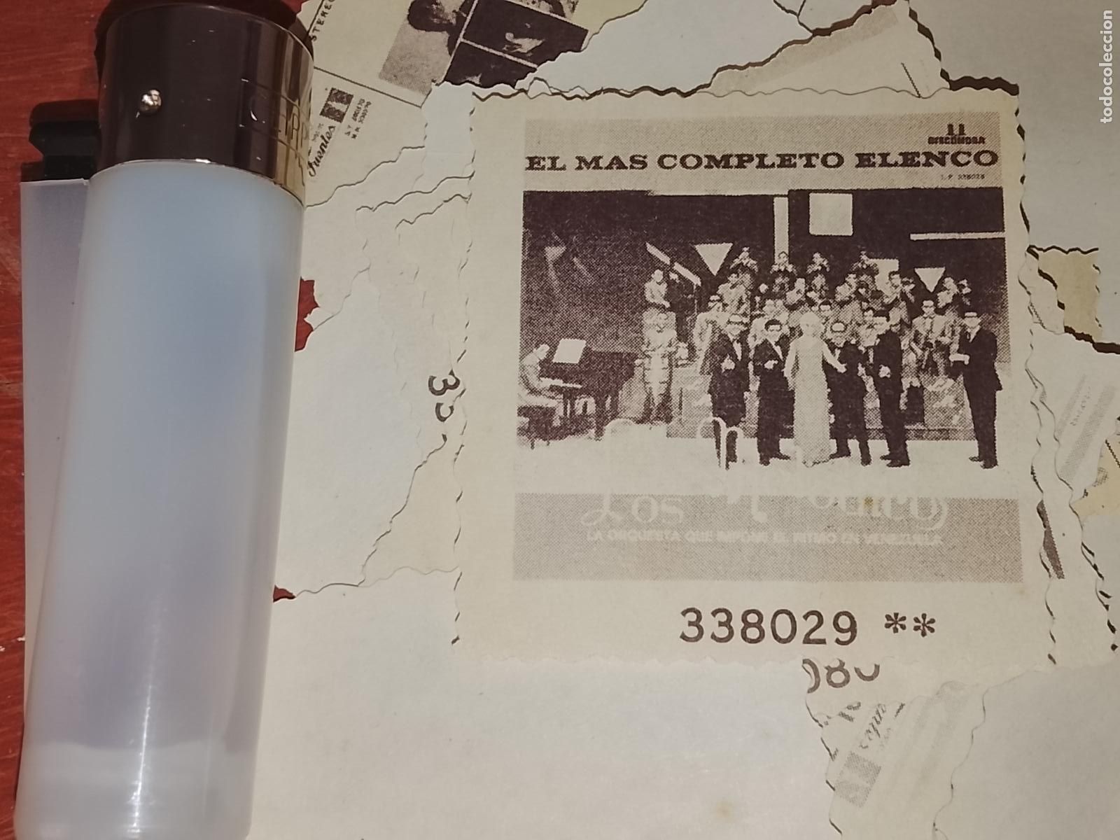 M&uacute;sica de colecci&oacute;n: SIMILAR A CROMO DE PAPEL troquelado MUSICA - CANTANTE O GRUPO - ORQUESTA LOS MELODICOS