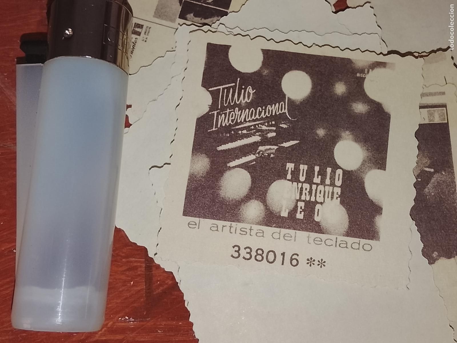 M&uacute;sica de colecci&oacute;n: SIMILAR A CROMO DE PAPEL troquelado MUSICA - CANTANTE O GRUPO - TULIO ENRIQUE LEO
