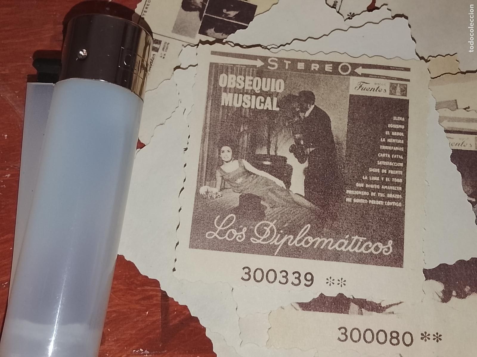 M&uacute;sica de colecci&oacute;n: SIMILAR A CROMO DE PAPEL troquelado MUSICA - CANTANTE O GRUPO - LOS DIPLOMATICOS