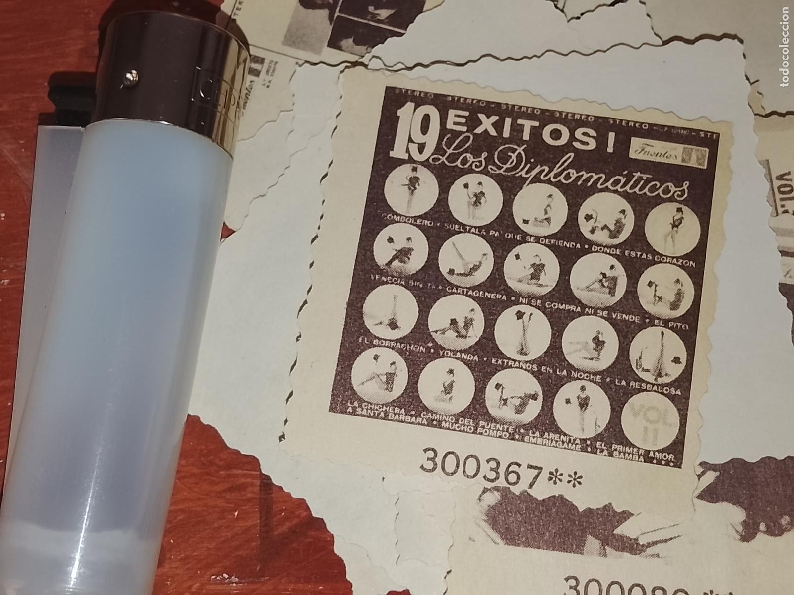 M&uacute;sica de colecci&oacute;n: SIMILAR A CROMO DE PAPEL troquelado MUSICA - CANTANTE O GRUPO - LOS DIPLOMATICOS