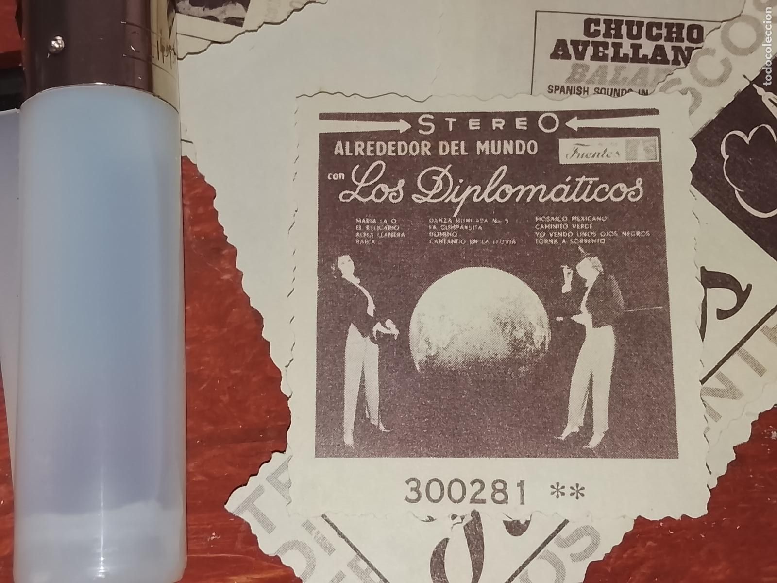 M&uacute;sica de colecci&oacute;n: SIMILAR A CROMO DE PAPEL troquelado MUSICA - CANTANTE O GRUPO - LOS DIPLOMATICOS