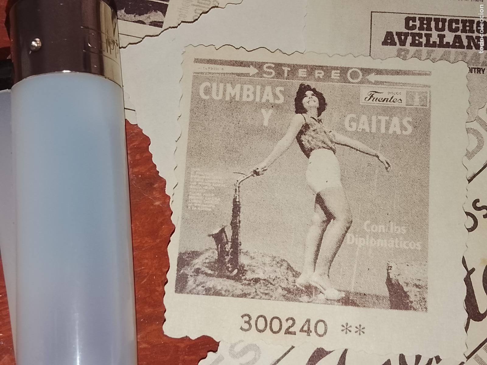 M&uacute;sica de colecci&oacute;n: SIMILAR A CROMO DE PAPEL troquelado MUSICA - CANTANTE O GRUPO - CUMBIAS Y GAITAS