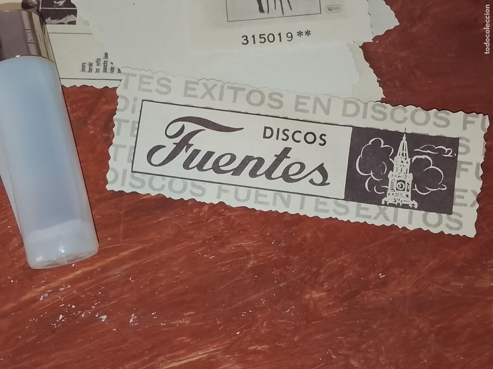 M&uacute;sica de colecci&oacute;n: SIMILAR A CROMO DE PAPEL troquelado MUSICA - CANTANTE O GRUPO - DISCOS FUENTES