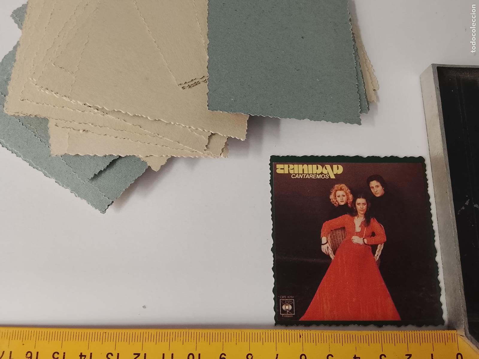 Collectible Music: SIMILAR A CROMO DE CARTON troquelado MUSICA - CANTANTE O GRUPO - TRINIDAD