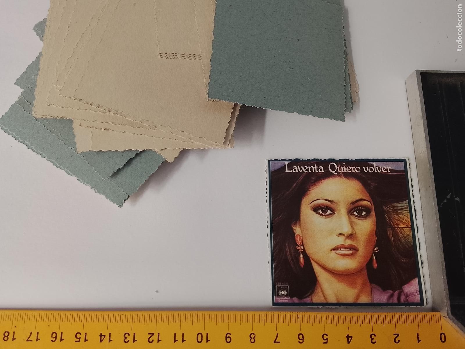 M&uacute;sica de cole&ccedil;&atilde;o: SIMILAR A CROMO DE CARTON troquelado MUSICA - CANTANTE O GRUPO - LEVANTA QUIERO VOLVER