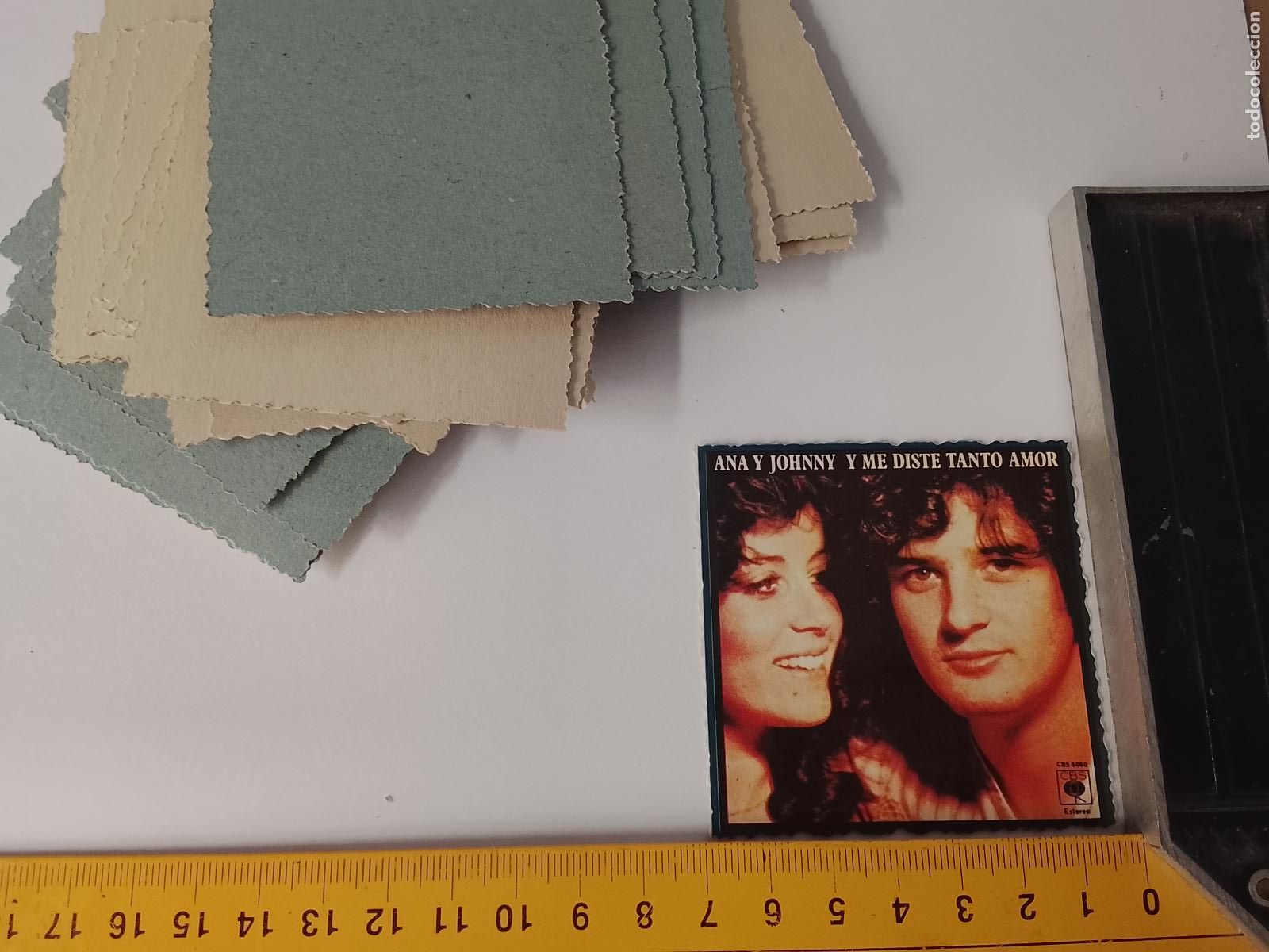 Musica di collezione: SIMILAR A CROMO DE CARTON troquelado MUSICA - CANTANTE O GRUPO - ANA Y JOHNNY