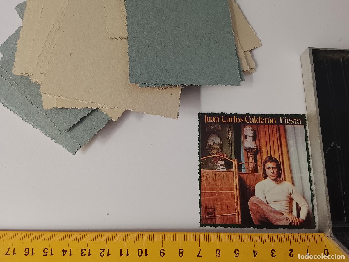 Musique de collection: SIMILAR A CROMO DE CARTON troquelado MUSICA - CANTANTE O GRUPO - JUAN CARLOS CALDERON