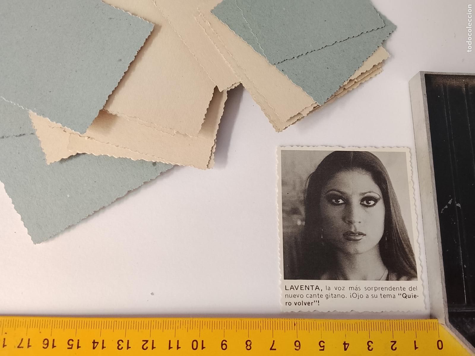 Musique de collection: SIMILAR A CROMO DE CARTON troquelado MUSICA - CANTANTE O GRUPO - CANTE GITANO LAVENTA