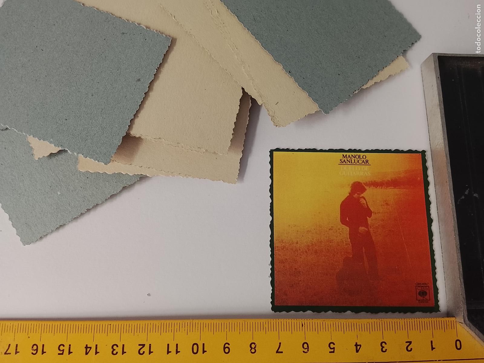 Musique de collection: SIMILAR A CROMO DE CARTON troquelado MUSICA - CANTANTE O GRUPO - MANOLO SANLUCAR