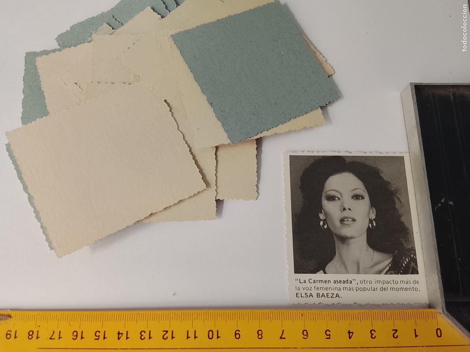 M&uacute;sica de colecci&oacute;n: SIMILAR A CROMO DE CARTON troquelado MUSICA - CANTANTE O GRUPO - ELSA BAEZA