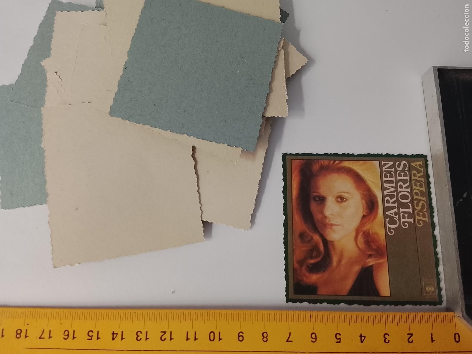 M&uacute;sica de colecci&oacute;n: SIMILAR A CROMO DE CARTON troquelado MUSICA - CANTANTE O GRUPO - CARMEN FLORES