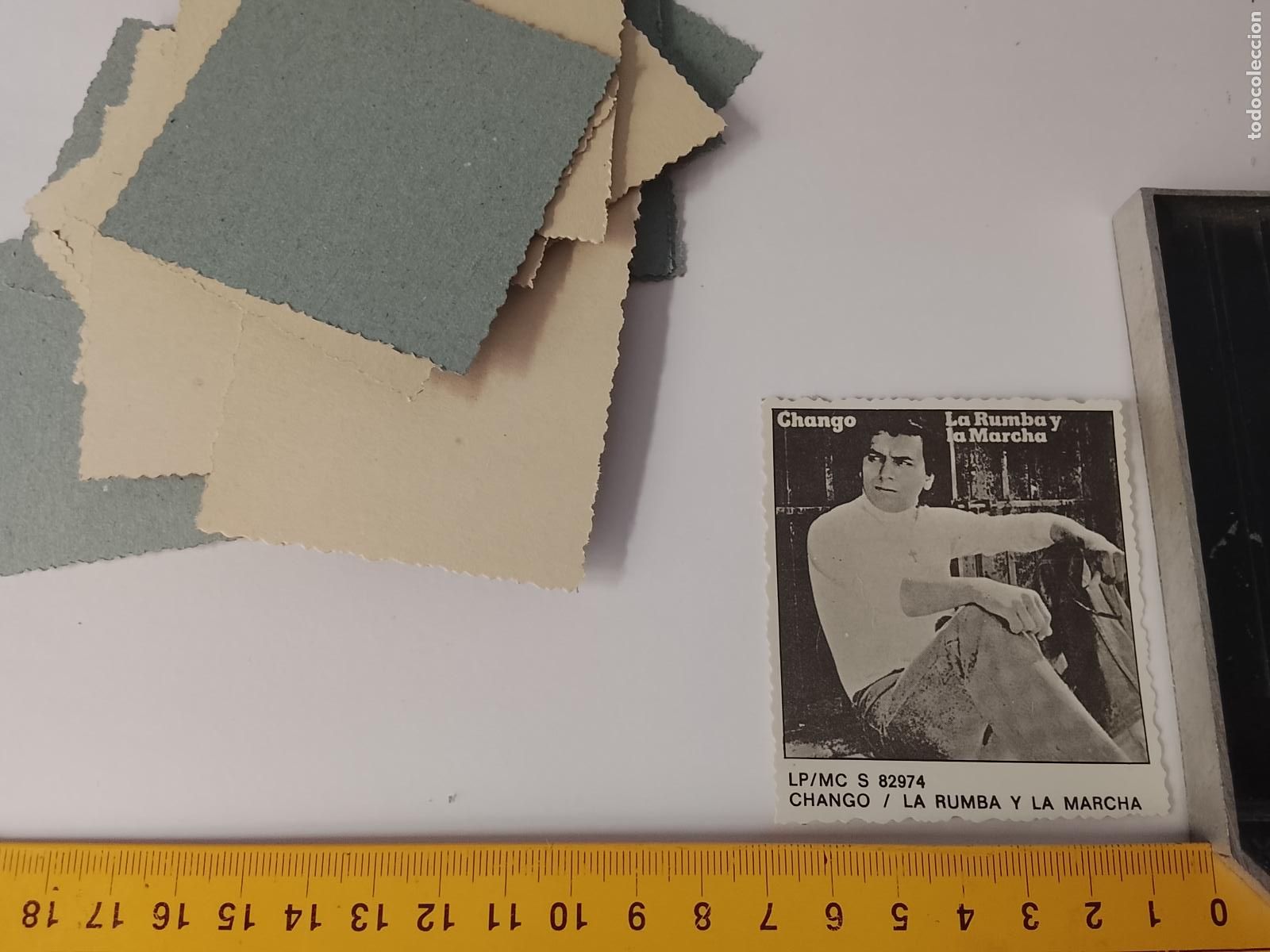 M&uacute;sica de colecci&oacute;n: SIMILAR A CROMO DE CARTON troquelado MUSICA - CANTANTE O GRUPO - CHANGO