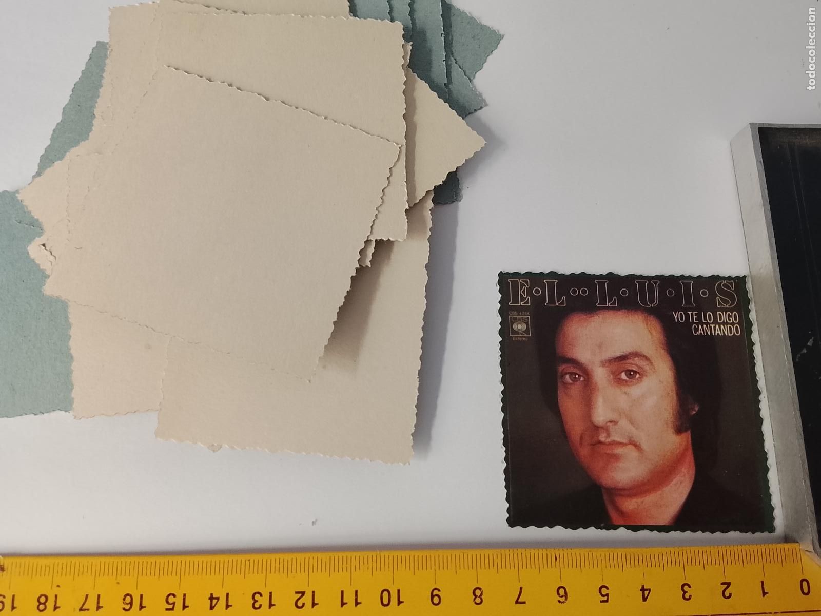 M&uacute;sica de colecci&oacute;n: SIMILAR A CROMO DE CARTON troquelado MUSICA - CANTANTE O GRUPO - EL LUIS