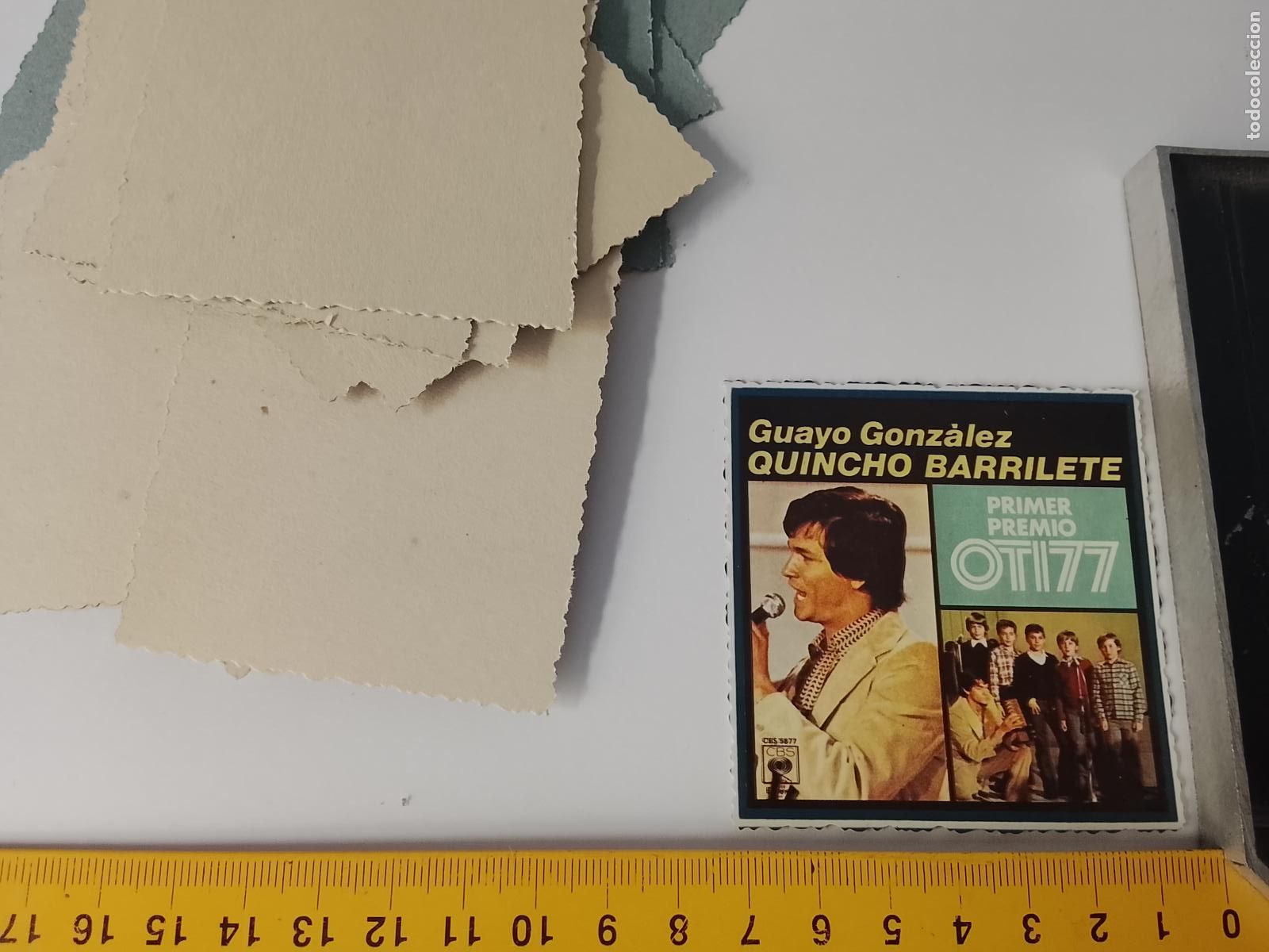 M&uacute;sica de colecci&oacute;n: SIMILAR A CROMO DE CARTON troquelado MUSICA - CANTANTE O GRUPO - GUAYO GONZALEZ