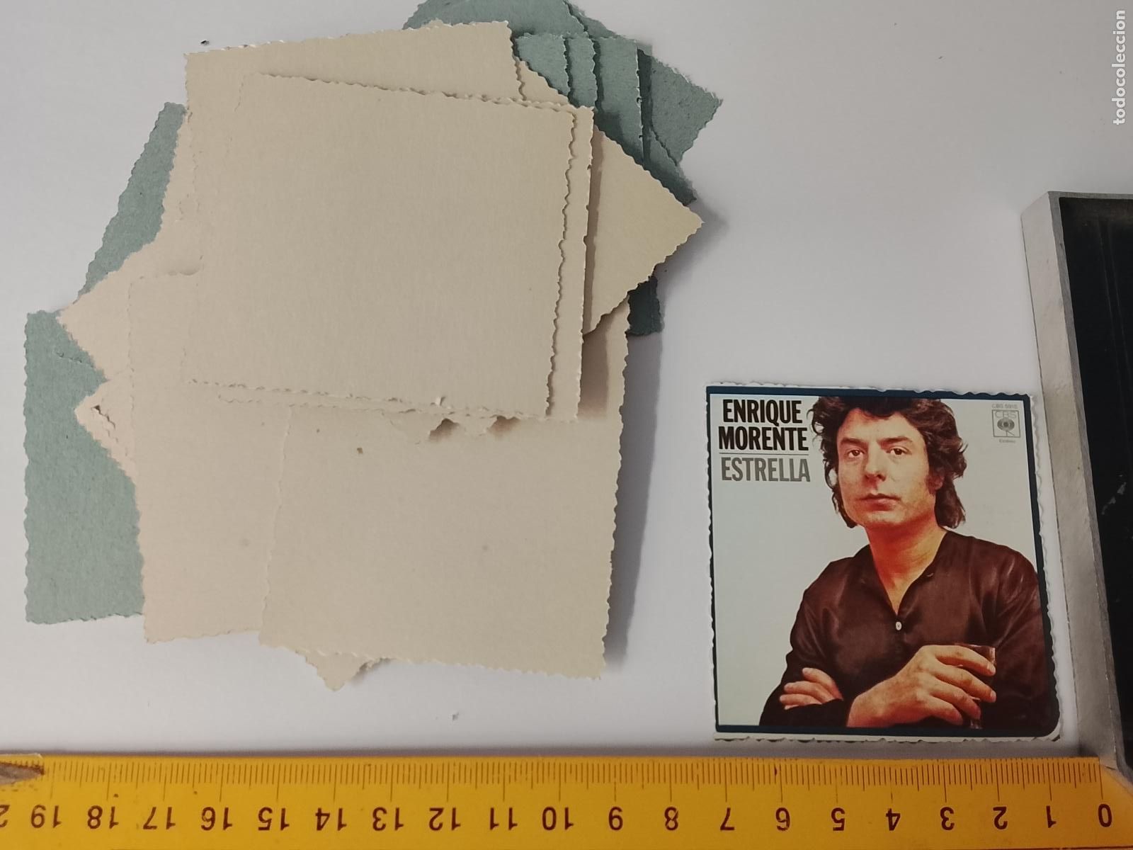 M&uacute;sica de colecci&oacute;n: SIMILAR A CROMO DE CARTON troquelado MUSICA - CANTANTE O GRUPO - ENRIQUE MORENTE
