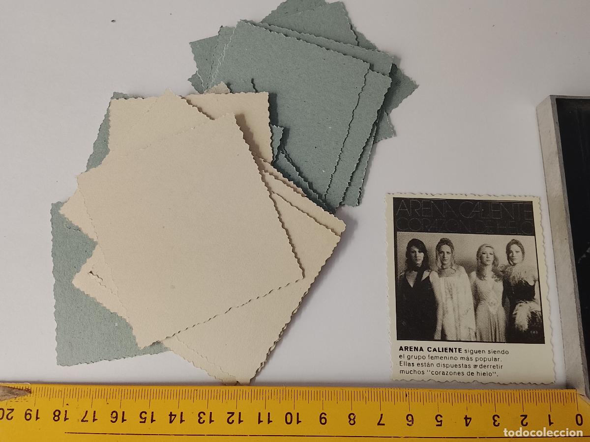 M&uacute;sica de colecci&oacute;n: SIMILAR A CROMO DE CARTON troquelado MUSICA - CANTANTE O GRUPO - ARENA CALIENTE