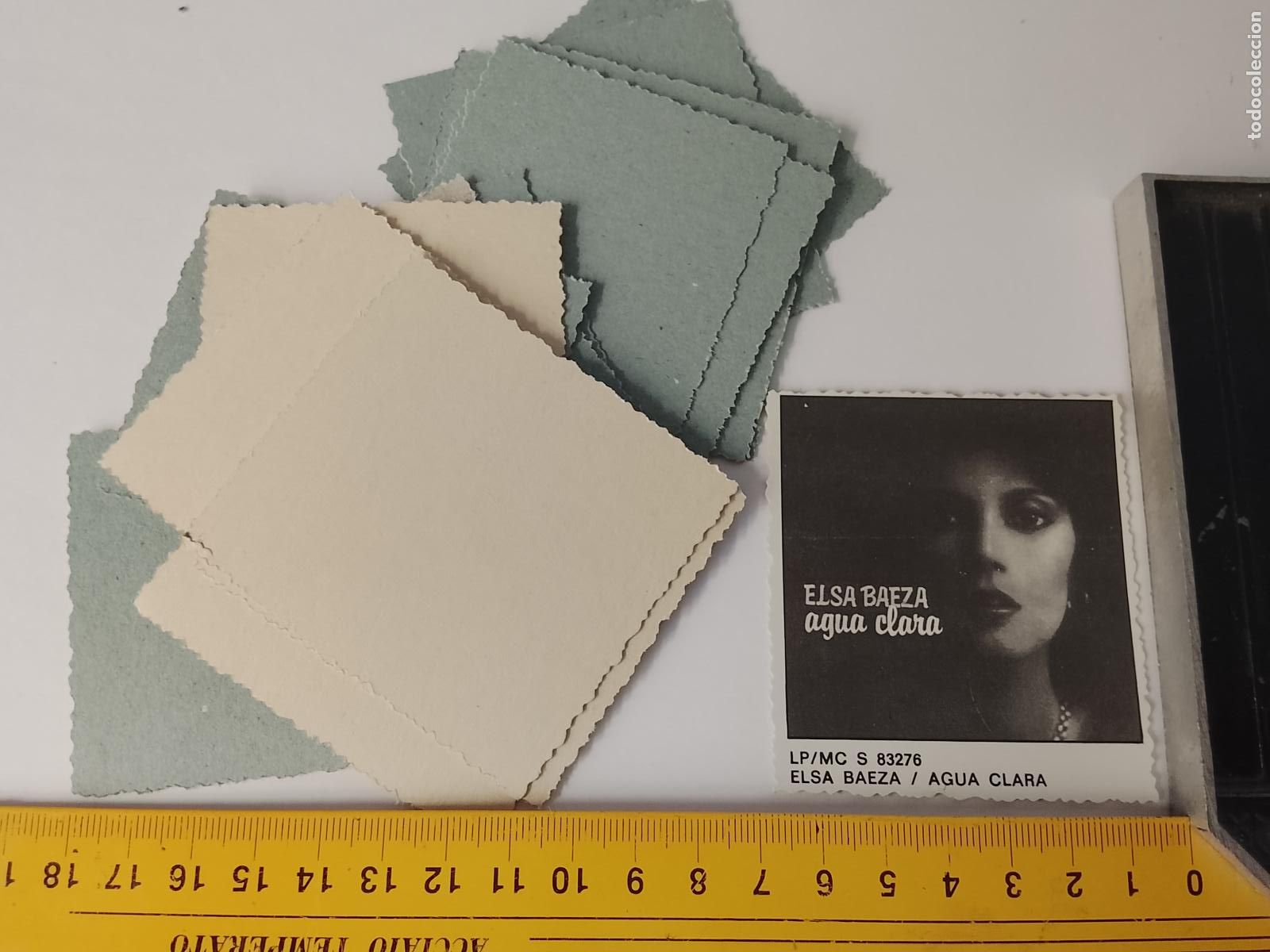 M&uacute;sica de colecci&oacute;n: SIMILAR A CROMO DE CARTON troquelado MUSICA - CANTANTE O GRUPO - ELSA BAEZA