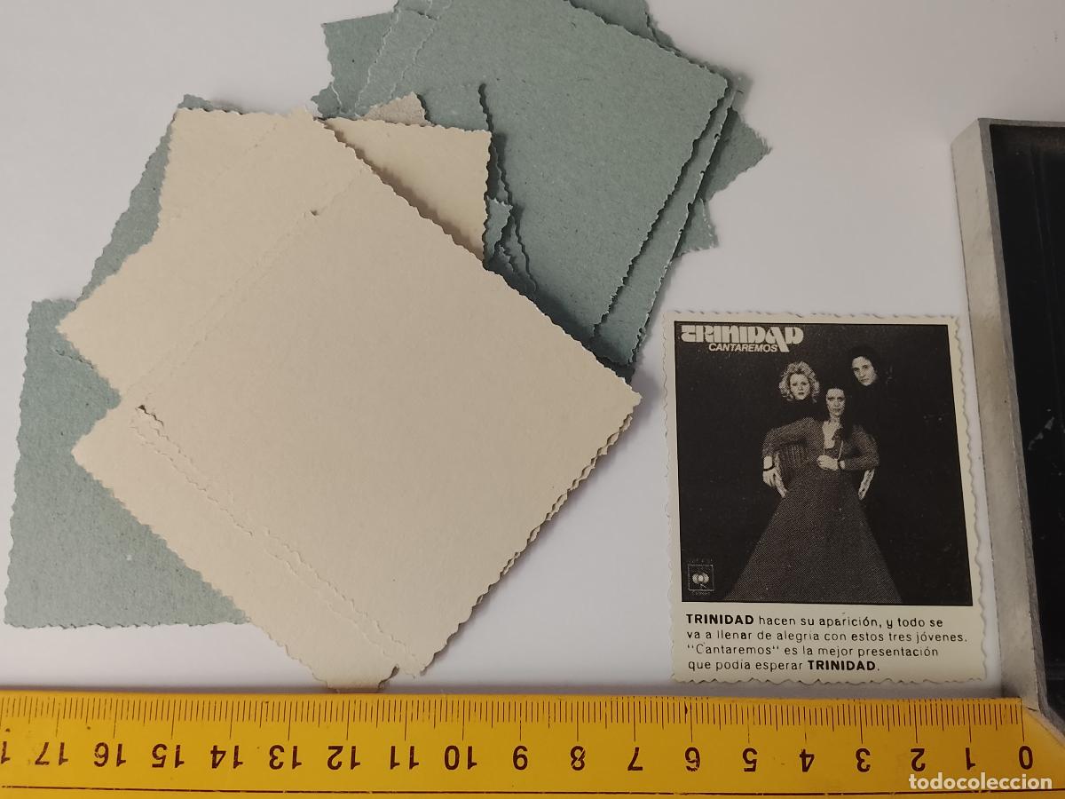 M&uacute;sica de colecci&oacute;n: SIMILAR A CROMO DE CARTON troquelado MUSICA - CANTANTE O GRUPO - TRINIDAD