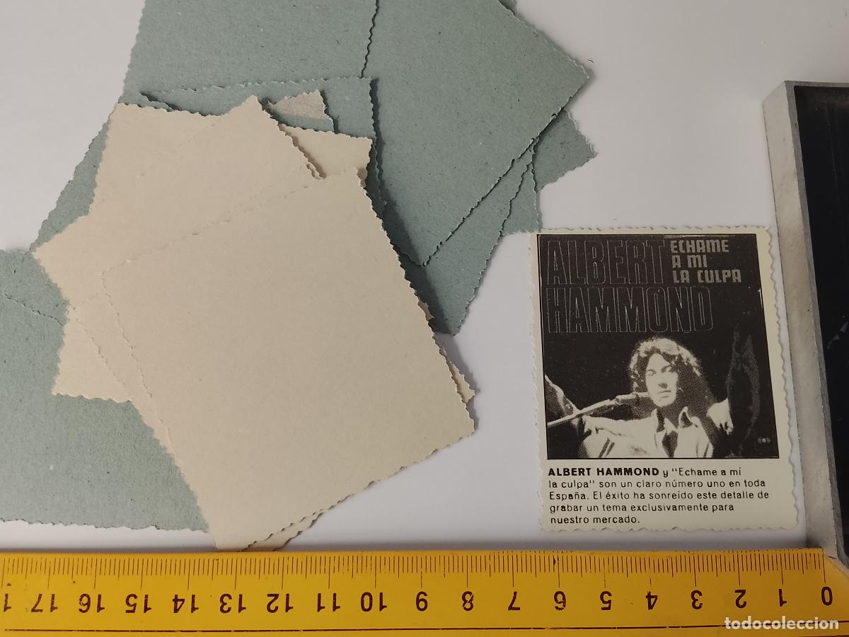 M&uacute;sica de colecci&oacute;n: SIMILAR A CROMO DE CARTON troquelado MUSICA - CANTANTE O GRUPO - ALBERT HAMMOND