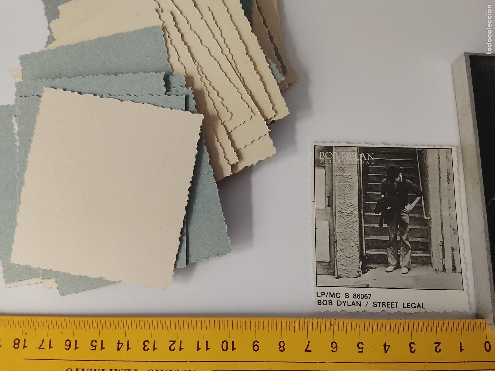 M&uacute;sica de colecci&oacute;n: SIMILAR A CROMO DE CARTON troquelado MUSICA - CANTANTE O GRUPO - BOB DYLAN