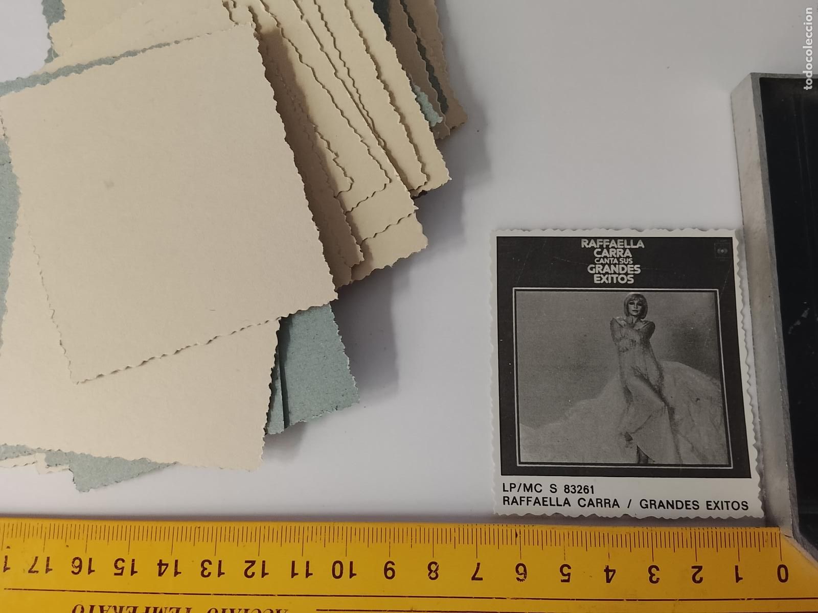 M&uacute;sica de colecci&oacute;n: SIMILAR A CROMO DE CARTON troquelado MUSICA - CANTANTE O GRUPO - RAFAELA CARRA