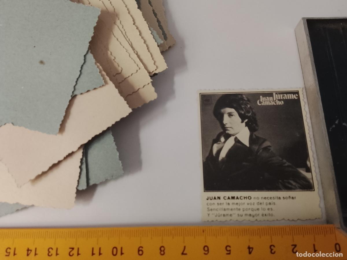 M&uacute;sica de colecci&oacute;n: SIMILAR A CROMO DE CARTON troquelado MUSICA - CANTANTE O GRUPO - JUAN CAMACHO