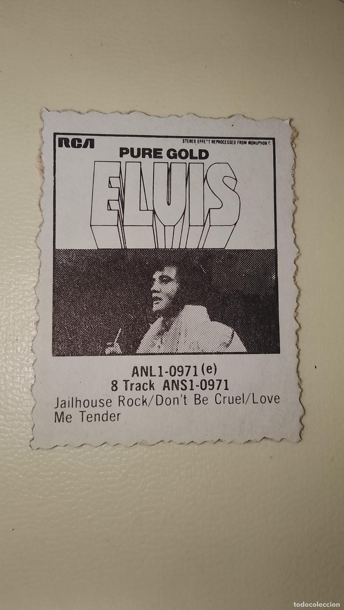 Musiksammlung: SIMILAR A CROMO DE CARTON troquelado MUSICA - CANTANTE O GRUPO - elvis