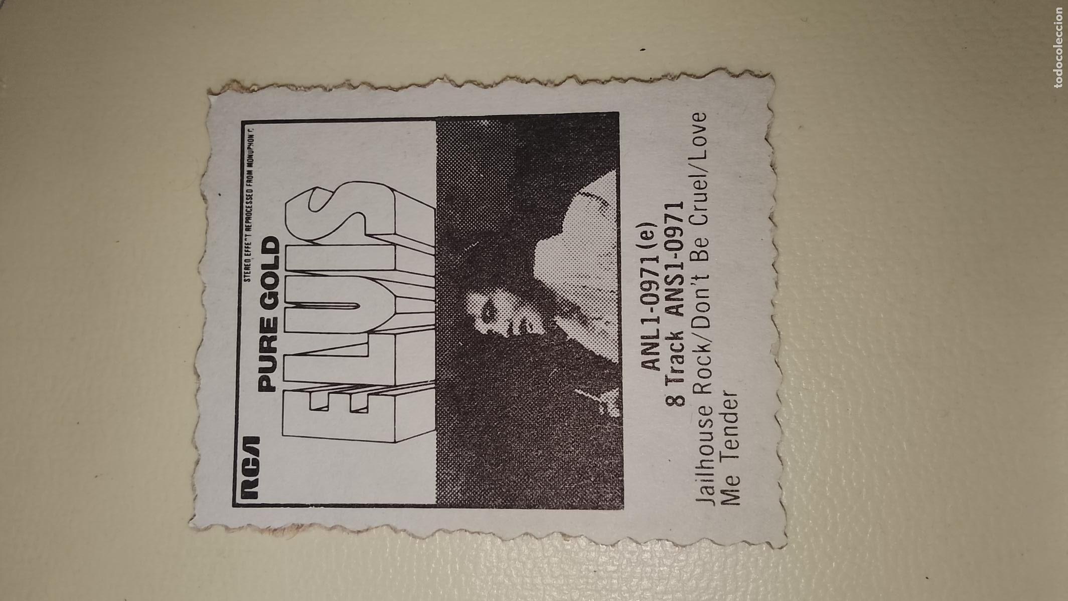 M&uacute;sica de colecci&oacute;n: SIMILAR A CROMO DE CARTON troquelado MUSICA - CANTANTE O GRUPO - elvis